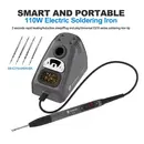 SUNSHINE S210 Pro Smart Portable Soldering Iron Station – 110W, 100-450°C Digital Temperature Control, Induction Sleep