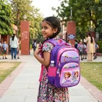 Cartoon school bag padded shoulder straps for kids