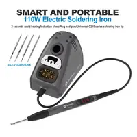 SUNSHINE S210 Pro Smart Portable Soldering Iron Station – 110W, 100-450°C Digital Temperature Control, Induction Sleep