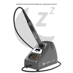 SUNSHINE S210 Pro Smart Portable Soldering Iron Station – 110W, 100-450°C Digital Temperature Control, Induction Sleep