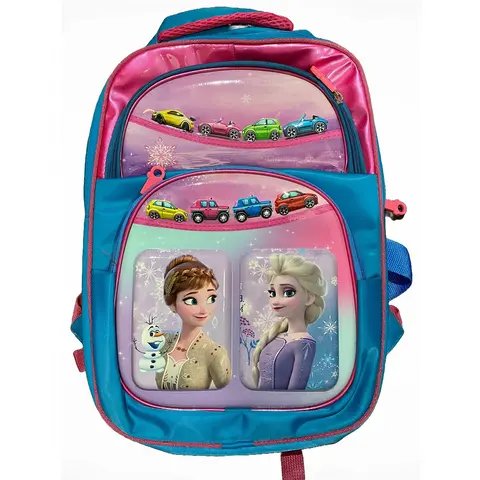 Cartoon Backpack - EVA Pocket School Bag with Cars & Characters for Kids
