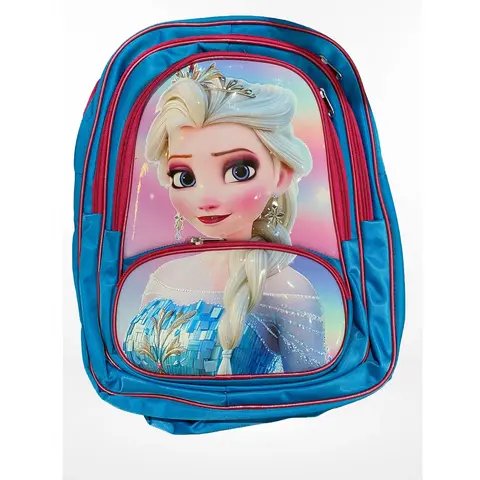 3D Heroes Backpack - Superhero Print School Bag for Kids front view