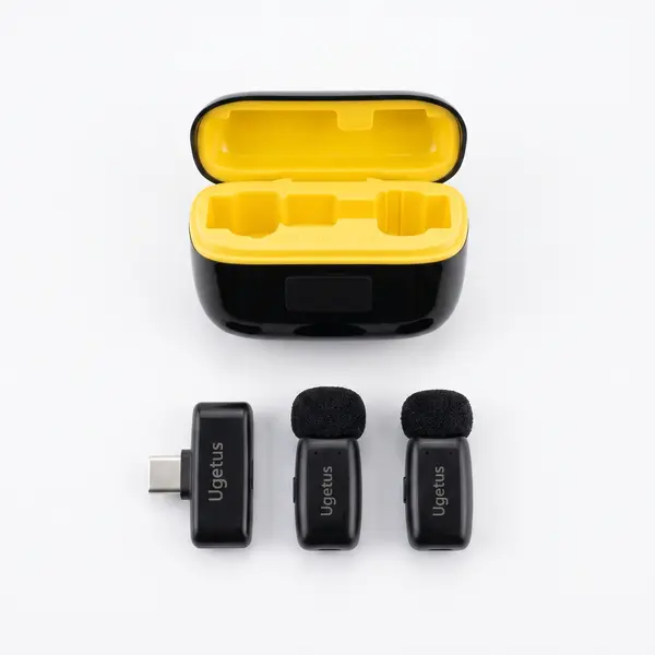 Ugetus M10 Mini wireless microphone for Android with ANC noise cancellation