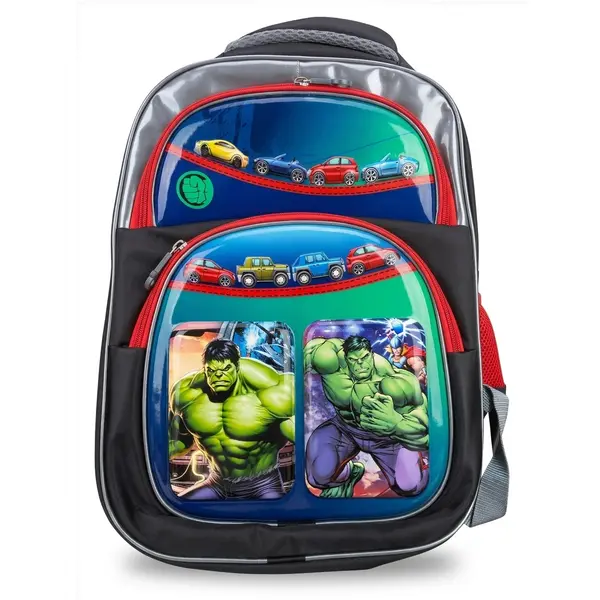 Cartoon Backpack - EVA Pocket School Bag with Cars & Characters for Kids
