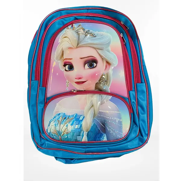 3D Heroes Backpack - Superhero Print School Bag for Kids front view
