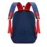 Superhero backpack side view showing padded straps