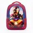 3D Heroes Backpack - Superhero Print School Bag for Kids front view