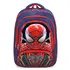 3D Heroes Backpack - Superhero Print School Bag for Kids front view
