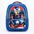 3D Heroes Backpack - Superhero Print School Bag for Kids front view