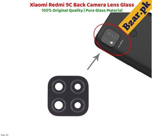 Xiaomi Redmi 9C Camera Glass | 9C Replacement Back Camera Lens Glass